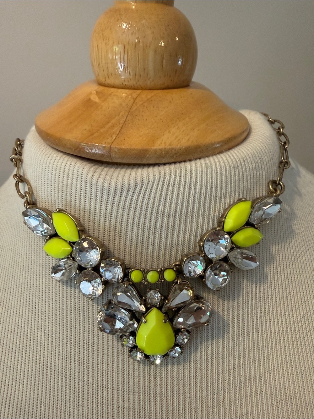 Bright Crystal Statement Necklace